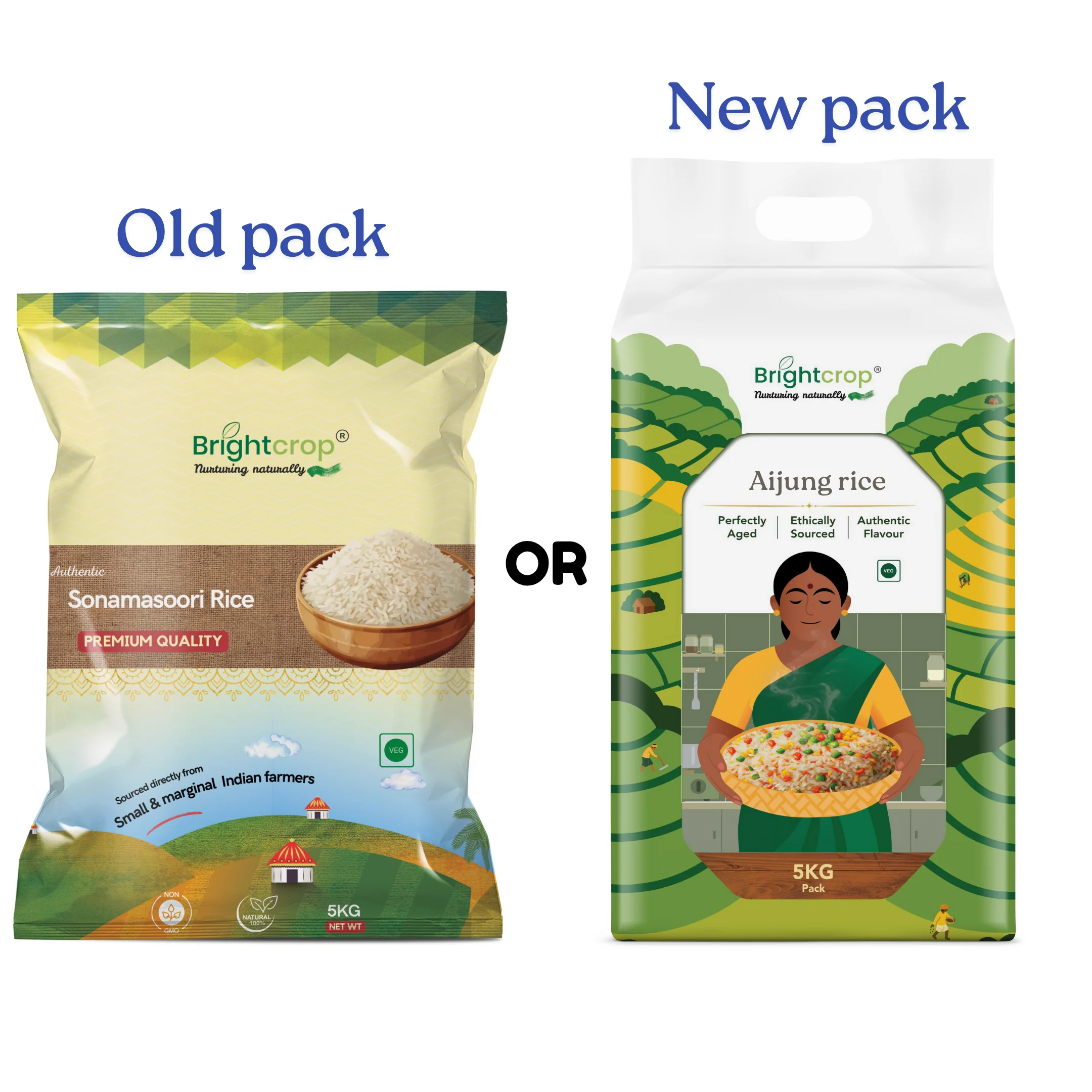 Regular Sonamasuri Rice, Aijung rice (5KG Pack) - Image 3
