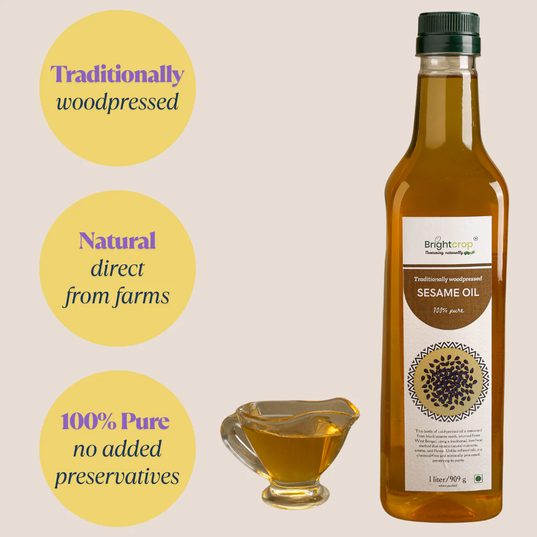 Sesame oil (1 liter bottle) - Image 5